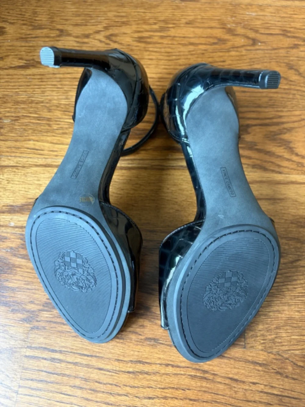 Vince Camuto Ankle-Strap Black High Heel